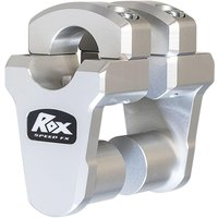 Image of 1R-P2PPA - Rox Speed FX Pivoting Handlebar Risers For 1-1/8" Bar Clamps For KTM Adventure 950 2003-2005 50.8mm (2") - Clear