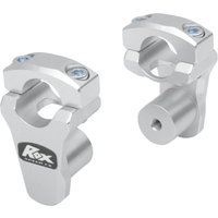 Image of 3R-P2PPL - Rox Speed FX Pivoting Handlebar Risers For 1-1/8" Bar Clamps For KTM Adventure 1090 2018 44.5mm (1-3/4") - Chrome