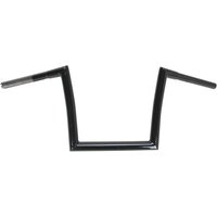 Image of 0601-2729 - Todds 1-1/4" Strip Handlebar For Harley Davidson FLSTF 1584 2007-2010 23 cm (9") - Black