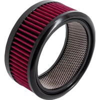 TM-1020-16 - Trask Replacement Assault Charge Air Filter For Harley Davidson FLD 1690 2012-2013 - Black/Red