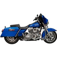 Image of TM-5700CH - Trask 2 Into 1 Nasty Bastard Exhaust System For Harley Davidson FLHR 1340 1997-1998 - Chrome