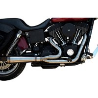 Image of TM-5021 - Trask Assault 2:1 Exhaust System For Harley Davidson FXD 1340 1995-1998 - Stainless Steel