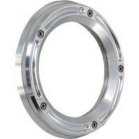 Image of TM-0041R - Trask Assault Derby Cover with Window For Harley Davidson FLH 1868 2021 - Silver