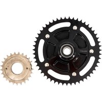 Image of TM-2903 - Trask 530 Chain Conversion Kit For Harley Davidson FLH 1868 2021 Black 25/51T