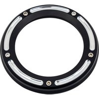 Image of TM-0041RC - Trask Assault Derby Cover with Window For Harley Davidson FLH 1868 2021 - Reverse Cut