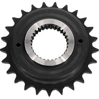 Image of TM-2901-6 - Trask Cush Drive Sprocket For Harley Davidson FLH 1868 2021 Front Black 25T