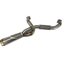 Image of TM-5131 - Trask 2 Into 1 Big Sexy Exhaust System For Harley Davidson FLHC 1750 2018-2022 - Silver