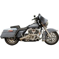 Image of TM-5120 - Trask 2 Into 1 Big Sexy Exhaust System For Harley Davidson FLHR 1450 1999-2003 - Raw
