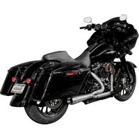 Image of TM-5010 - Trask 2 Into 1 Assault Exhaust System For Harley Davidson FLH 1868 2021 - Stainless Steel