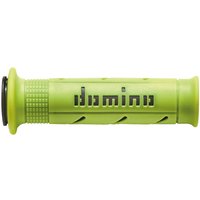 Image of A25041C4050C7-0 - Domino A250 Road Grips - Black/Fluorescent Yellow