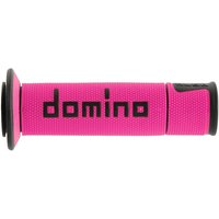 Image of A45041C4043B7-0 - Domino A450 Road/Race Grips - Fuchsia/Black