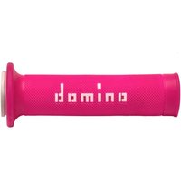 A01041C4643B7-0 - Domino A010 Grips - Fuchsia/White