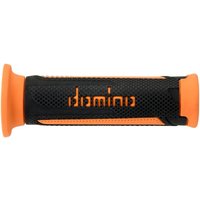 Image of A35041C4570C7-0 - Domino Turismo Sport Touring Grips - Black/Orange