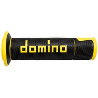 A45041C4740B7-0 - Domino A450 Road/Race Grips - Black/Yellow