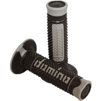 Image of A26041C5240A7-0 - Domino Diamonte Off Road Grips - Black/Grey