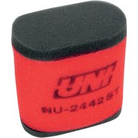 Image of NU-2442ST - Uni Filter Air Filter For Suzuki ALT 125 1983-1986 - Black/Red