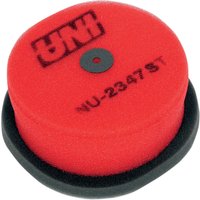 Image of NU-2347ST - Uni Filter Air Filter For Kawasaki KDX80 1984-1988 - Black/Red