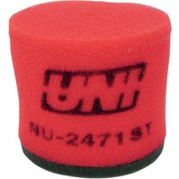 Image of NU-2471ST - Uni Filter Air Filter For Suzuki LT 80 1988-2006 - Black/Red