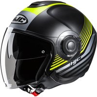 Image of HJC I40N Dova MC3HSF Yellow Motorcycle Helmet