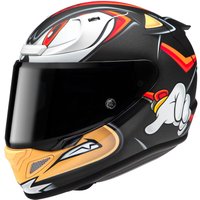 Image of HJC RPHA 12 Shadow The Hedgehog MC1SF Red Motorcycle Helmet