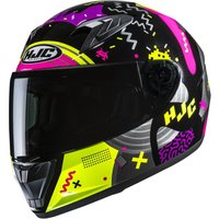 Image of HJC Y10 Mika MC3H Yellow Motorcycle Helmet