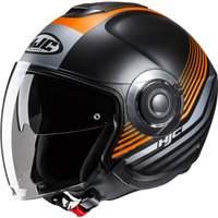 Image of HJC I40N Dova MC7SF Orange Motorcycle Helmet