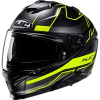 Image of HJC I71 Iorix MC3HSF Yellow Motorcycle Helmet