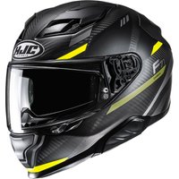 Image of HJC F71 Carbon Esira MC3HSF Yellow Motorcycle Helmet