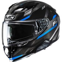Image of HJC F71 Carbon Esira MC2 Blue Motorcycle Helmet
