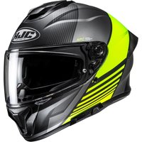 Image of HJC C71 Morix MC3HSF Yellow Motorcycle Helmet