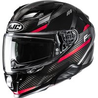 Image of HJC F71 Carbon Esira MC1 Red Motorcycle Helmet