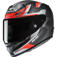 Image of HJC RPHA 12 Carbon Xentra MC6HSF Fluo Orange Motorcycle Helmet
