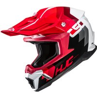 Image of HJC C50 Primal MC1 Red Motorcycle Helmet