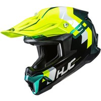 Image of HJC C50 Primal MC4 Green Motorcycle Helmet