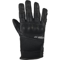 Image of Bike It UFG Ultimate Streetfighter Leather Motorcycle Gloves Black