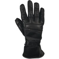 Image of Bike It "Triple Black Air" Summer Motorcycle Glove