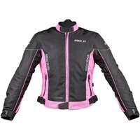 Image of Bike It Insignia Textile Ladies Waterproof Motorcycle Jacket Pink