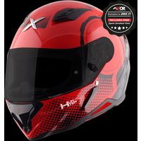 Image of Axor Hunter SH890 Full Face Helmet - Spear Red Gloss