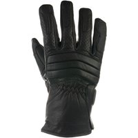 Image of Bike It Ultimate Cruiser Leather Motorcycle Gloves UCG Black