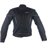 Image of Bike It Insignia Textile Ladies Waterproof Motorcycle Jacket Black