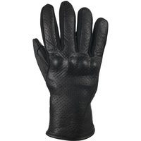 Image of Bike It Cruiser Air CGA Black Leather Motorcycle Gloves