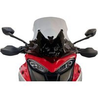 Image of DU017FS - WRS Windscreen For Ducati MultiStrada V4 1200 ABS 2022-2025 52 cm (20-1/2") - Dark Smoke