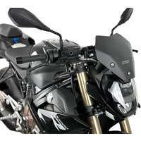 BM077NO - WRS Windscreen For BMW S 1000 R ABS 2022-2024 25 cm (9-7/8") - Black