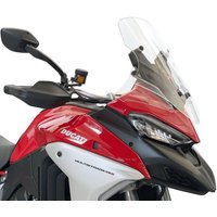 DU017T - WRS Windscreen For Ducati MultiStrada V4 1200 ABS 2021-2024 52 cm (20-1/2") - Clear