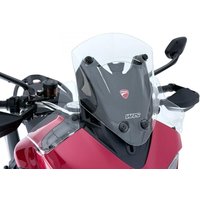 DU037T - WRS Windscreen For Ducati MultiStrada V2 900 ABS 2025-2026 36.5 cm (14-3/8") - Clear