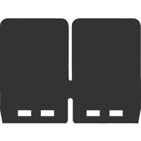 4PR612H - Moto Tassinari Replacement V-Force 4 Reed Petal Set For Gas Gas MC125 2021-2023 - Black