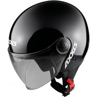 Image of Axxis Square Solid A1 Gloss Black Helmet