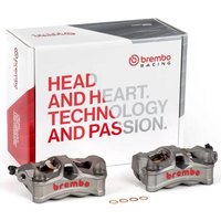 220D02010 - Brembo Stylema Prime Brake Caliper Kit For Ducati 1098 2007-2008 Fits Front Left And Right - Aluminium/Grey