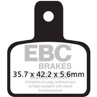 FA495 - EBC FA Series Organic Brake Pads For Beta EVO 125 2009-2022 Rear