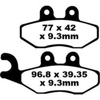 SFA353HH - EBC SFA-HH Series Sintered Scooter Brake Pads For Vespa 946 125 ABS 2013-2015 Front